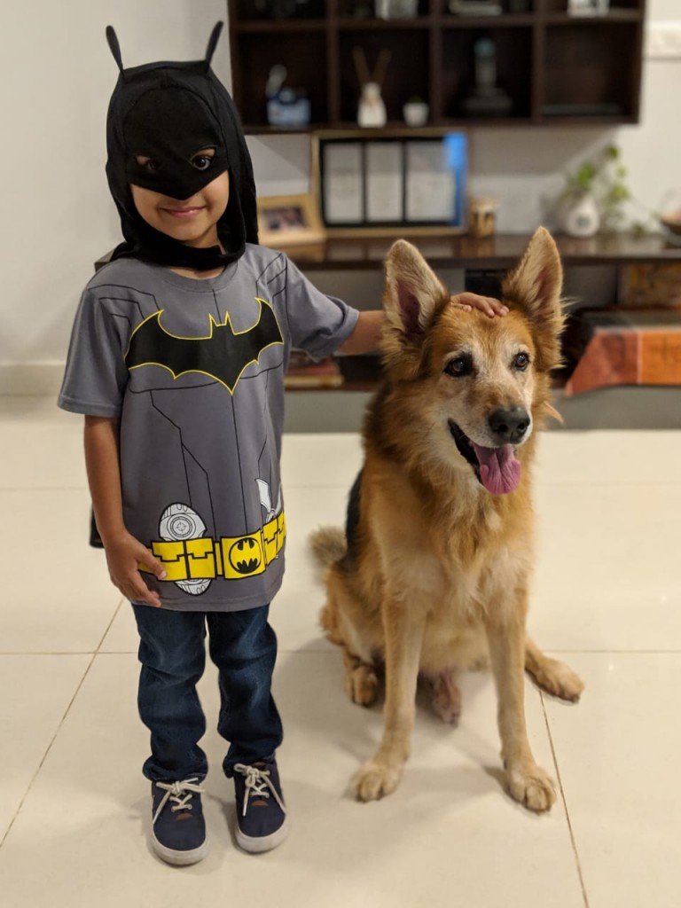 Batman with his side-kick Laddie