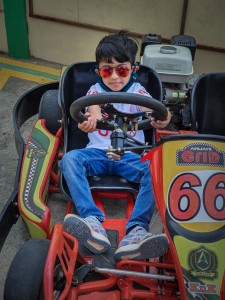 Go-karting at the Aruoni Race Track 